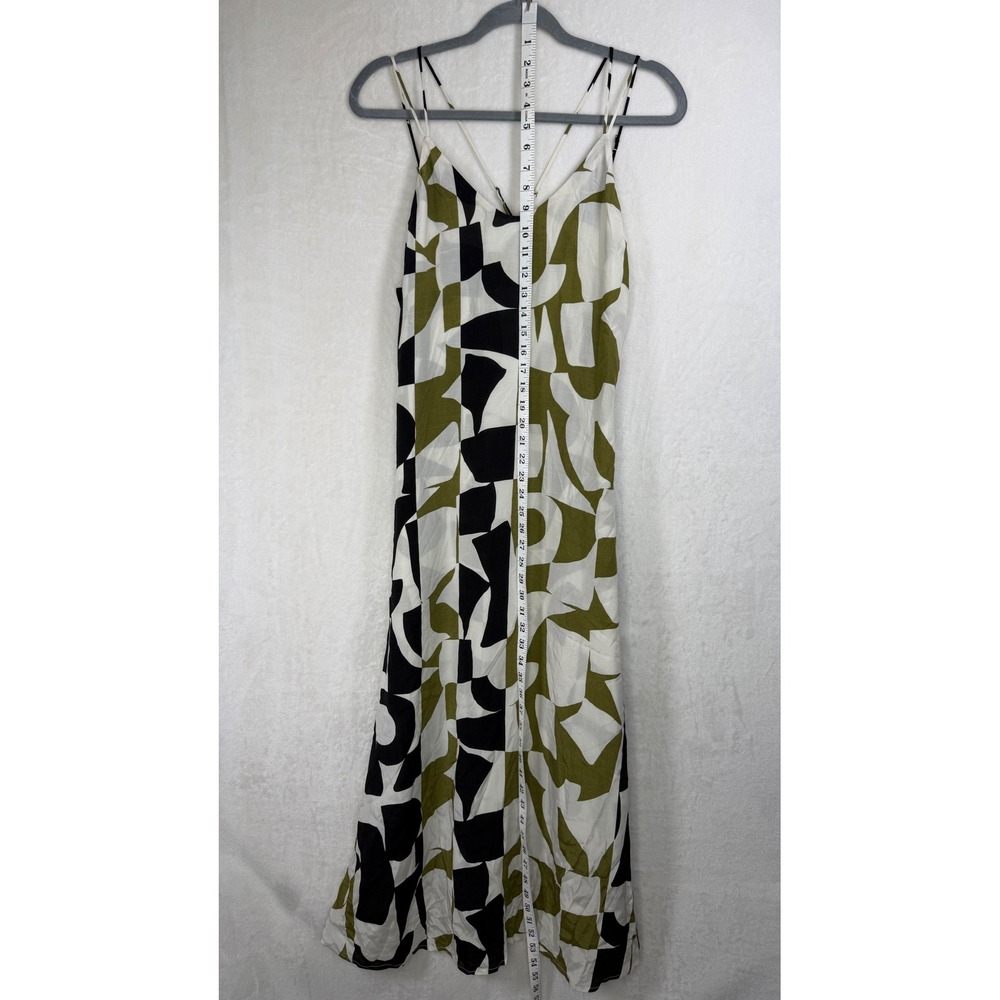 Stillwater The Brand Double Strap Slip Dress Abstract Maxi Dress Size Small - Picture 3 of 7